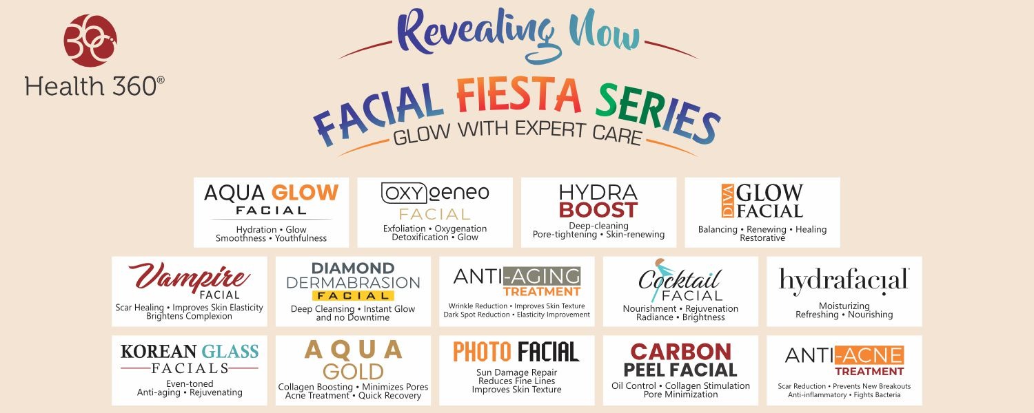 Facials Fiesta Series - Health360 Faisalabad Facials Fiesta Series - Health360 Faisalabad