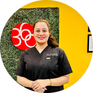 Dr Kinza Idrees - Female Physiotherapist at Health360 Faisalabad | PhD scholar of Rehabilitation Sciences (PAK) Orthopaedic manual therapist (PAK) Dpt, MS-OMPT(Gold Medalist) , HCPC (UK licensed physiotherapist) Certified Kinesiology taping practitioner(USA) Certified IASTM Practitioner (Greece) Trained 5000 + individuals including 3000+ healthcare professionals. 4+ years of experience in project management, Consulting and providing rehabilitation services.