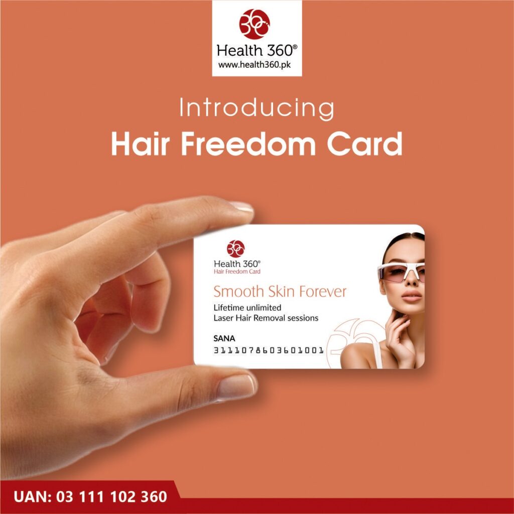 Laser Hair Freedom Card for Lifetime Laser Hair Removal