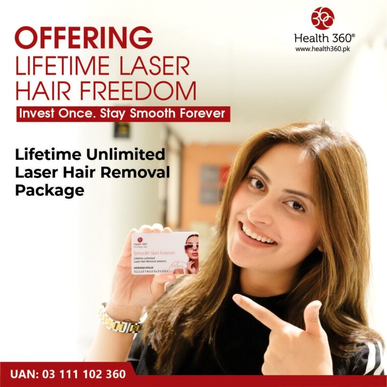 Lifetime Laser Hair Removal in Pakistan – Cost, Process, Results & Safety Guide