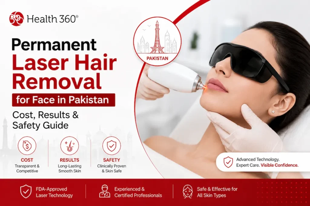 Permanent Facial Laser Hair Removal in Pakistan