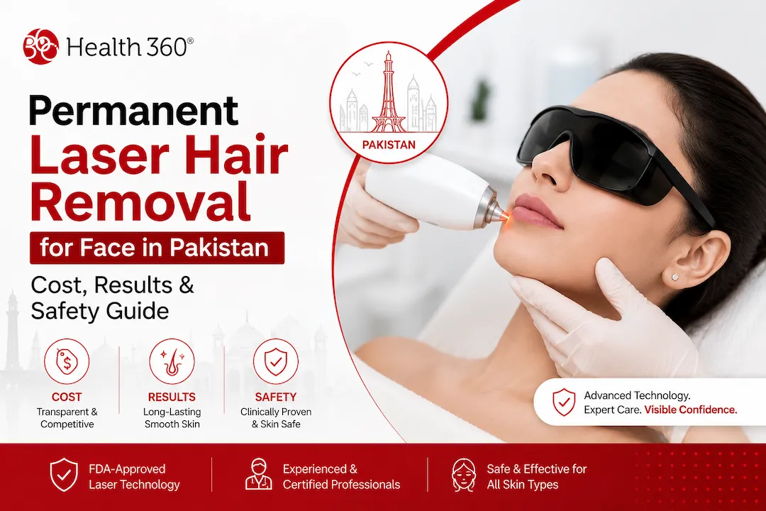 Permanent Facial Laser Hair Removal in Pakistan