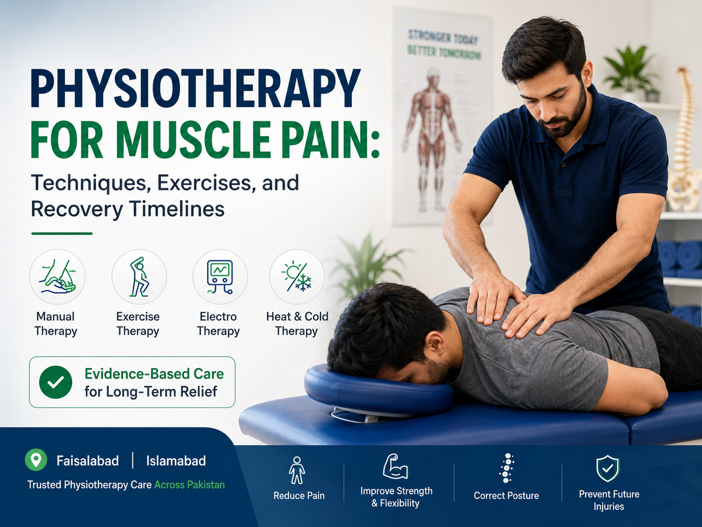 Physiotherapy for Muscle Pain in Pakistan: Techniques, Exercises, and Recovery Timelines