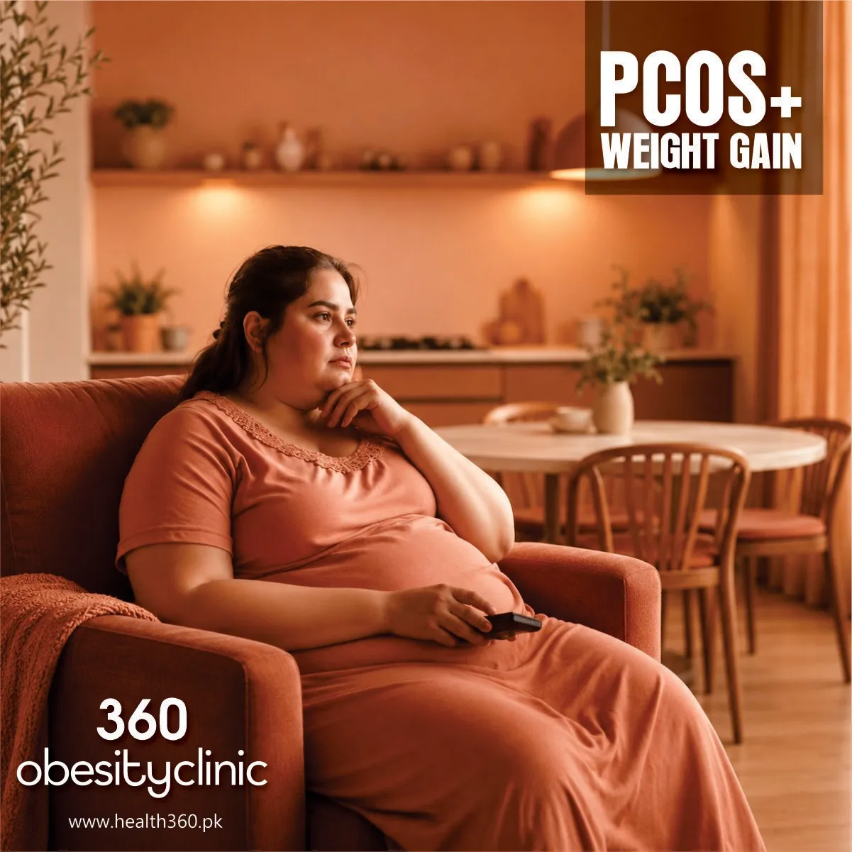 PCOS weight gain treatment at 360 Obesity Clinic by Health360 Pakistan