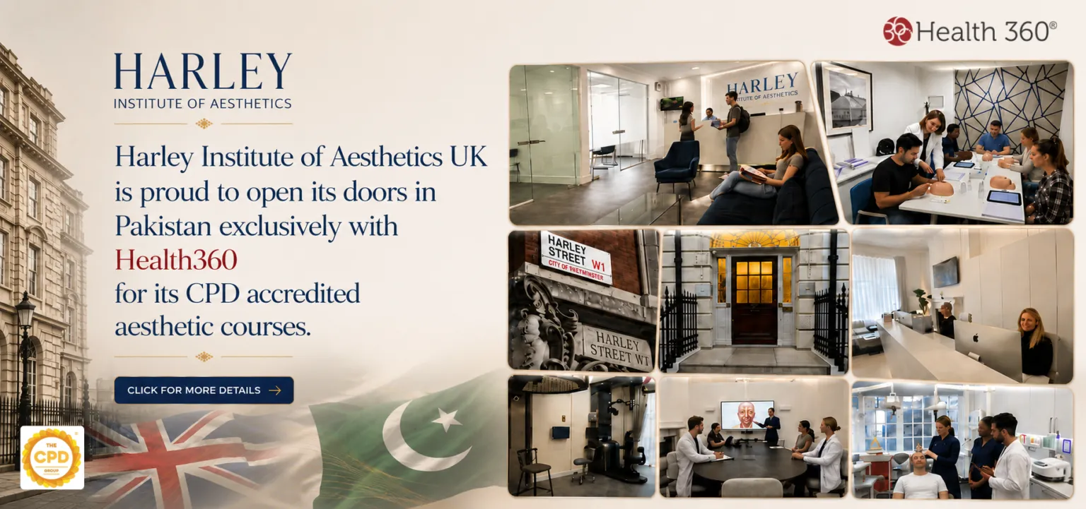 CPD Accredited Aesthetics Courses in Faisalabad and Islamabad from Harley Institutes of Aesthetics at Health360